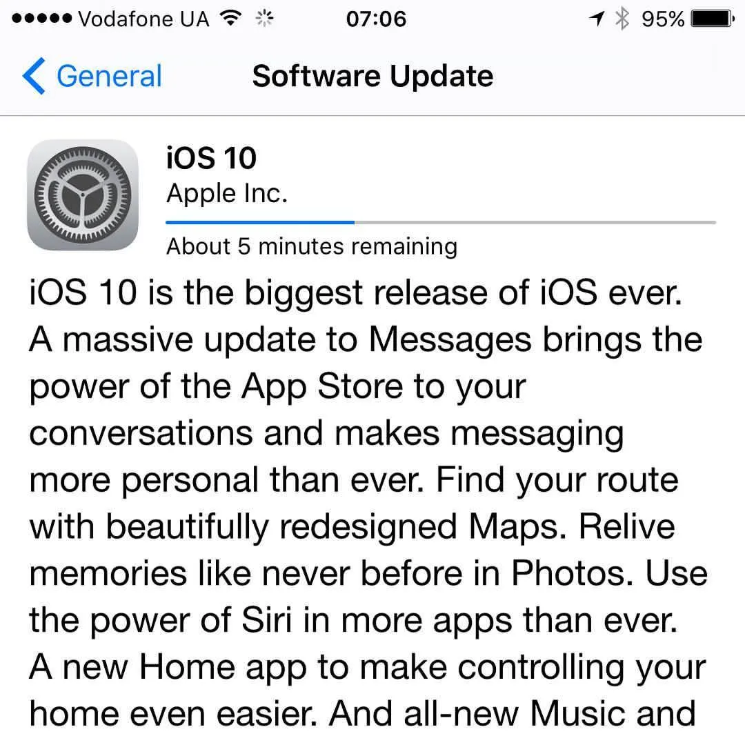 Устанавливаю iOS10. Кто со мной?! (at Котеджный поселок “Севериновка”)
