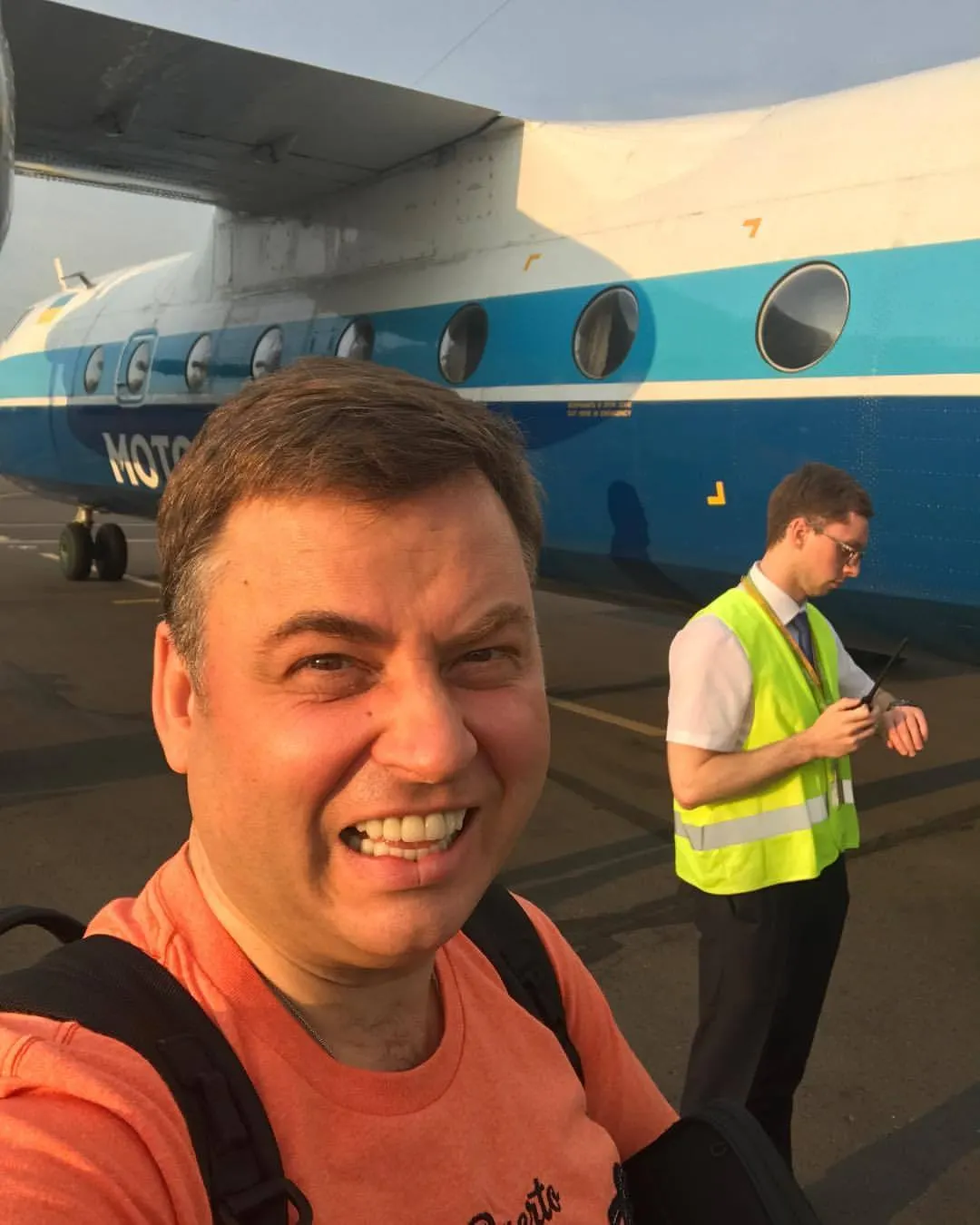 TODAY I FLEW ON THE VERY OLD SOVIET AN24 AIRPLANE. Felt as if I was in 1962. СЕГОДНЯ…