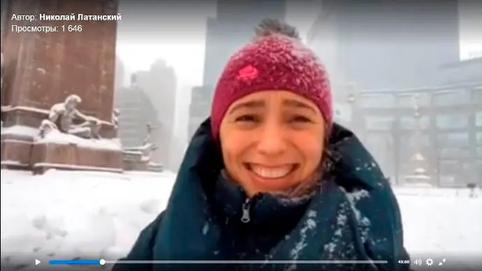 НЬЮ-ЙОРК ТОНЕТ В СНЕЖНОМ ШТОРМЕ. Мы катаемся на санках. Это круто!