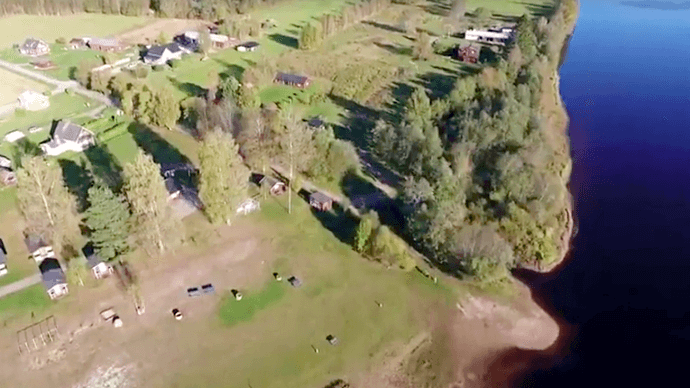 Какая она Швеция в полете с дрона картинка