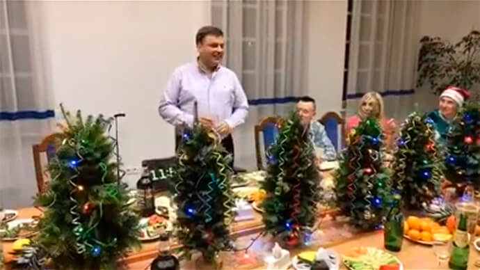 Латанский в Новый Год фото