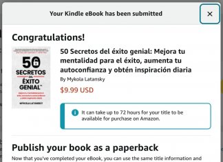Это случилось — моя первая книга на испанском языке была только что опубликована!